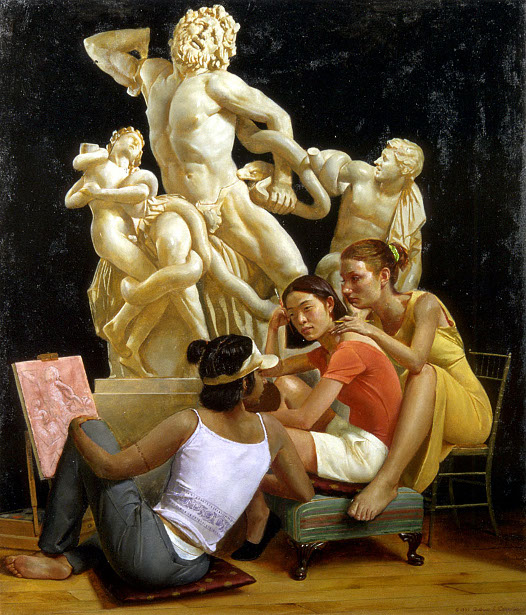 Students With Laocoon