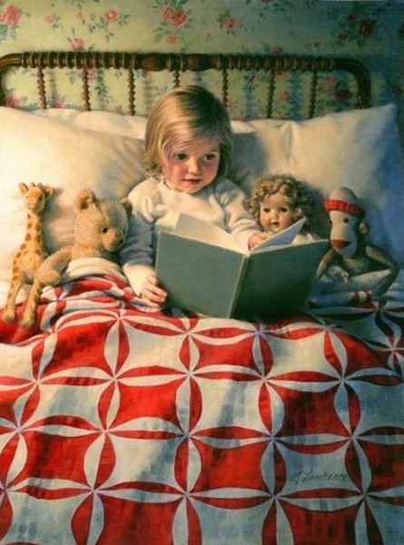 Story Time - Girl Reading